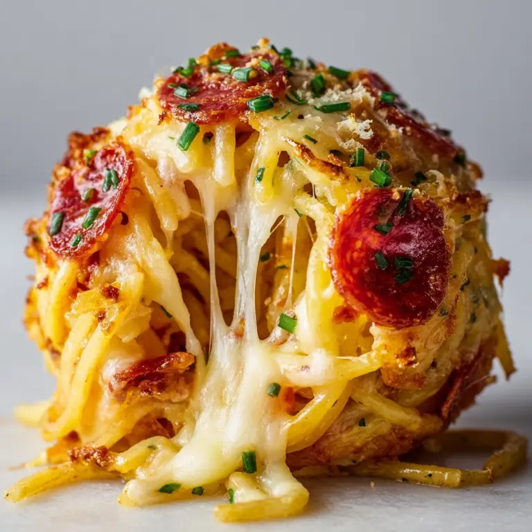 Cheesy Pepperoni Rice Balls (Fried Arancini Style) Recipe