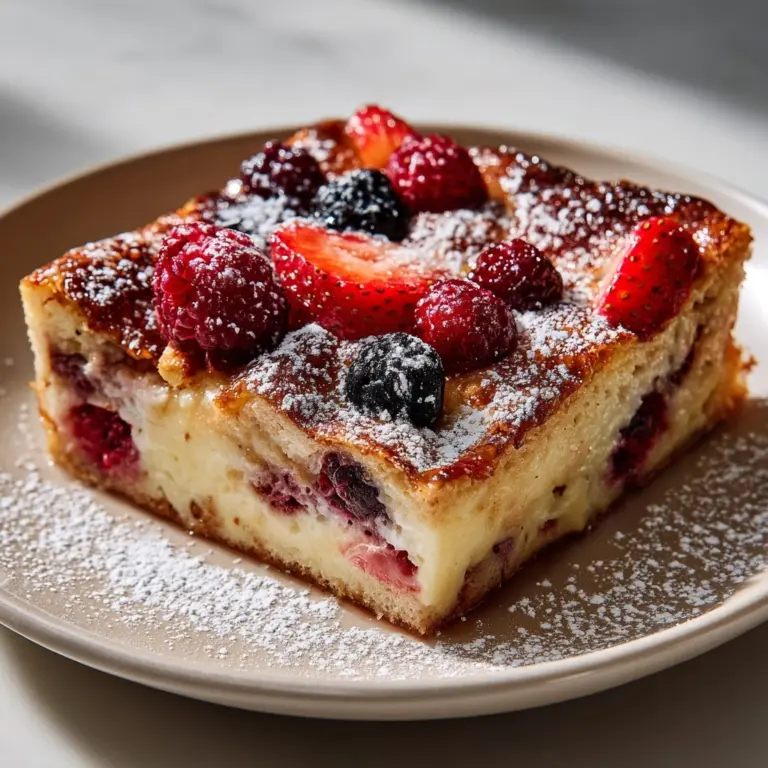 Berry French Toast Casserole Recipe