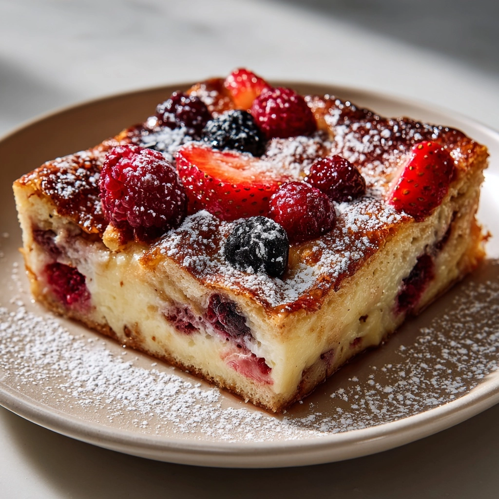 Berry French Toast Casserole Recipe - Recipe Image