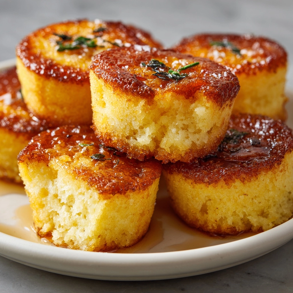 Honey Butter Cornbread Poppers Recipe - Recipe Image