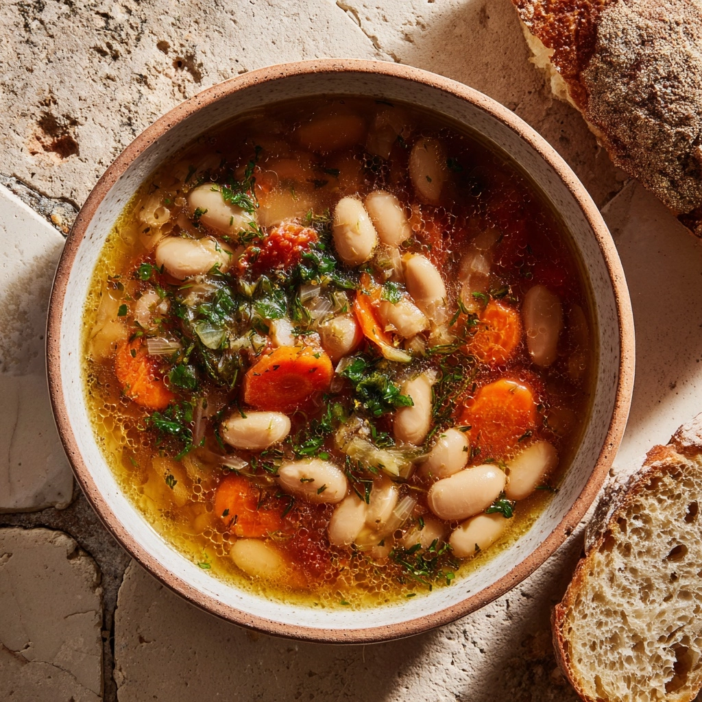 Great Northern Bean Soup with Carrots Recipe - Recipe Image