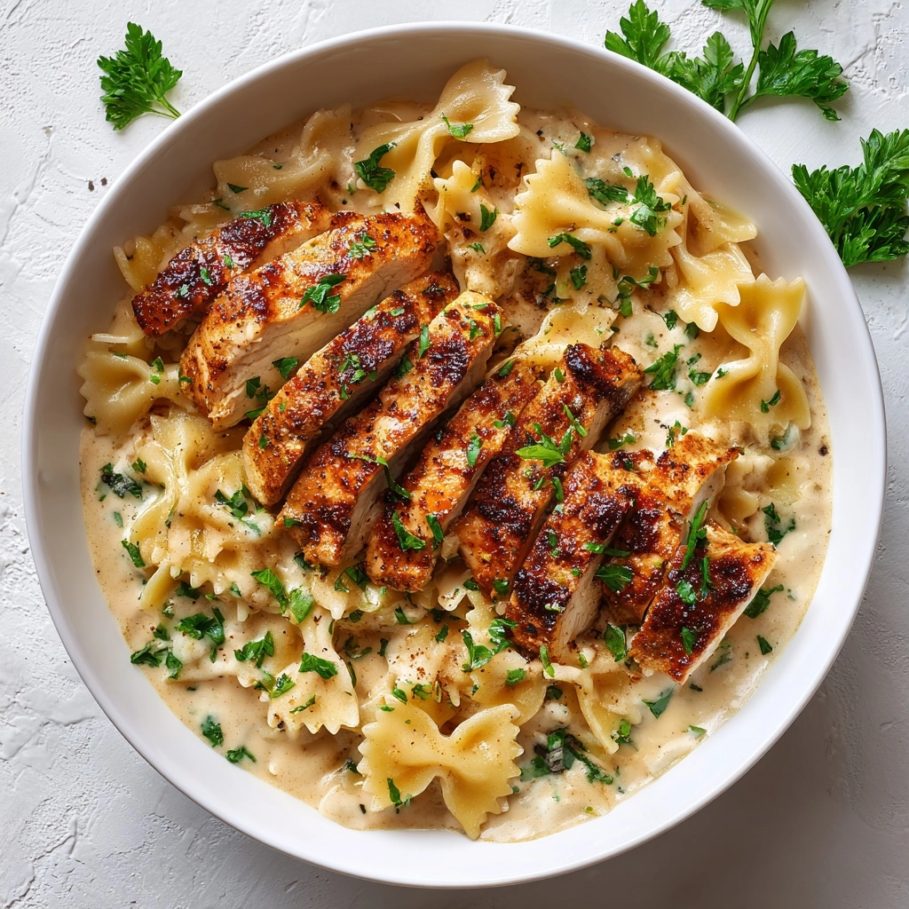 Creamy Garlic Parmesan Chicken Pasta Recipe - Recipe Image