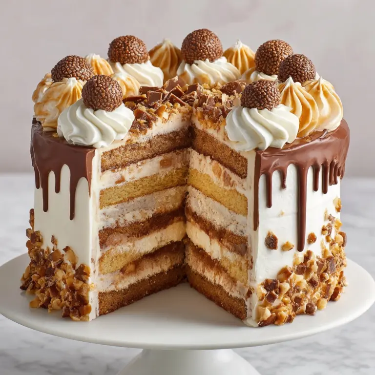 Ferrero Rocher Cake Recipe