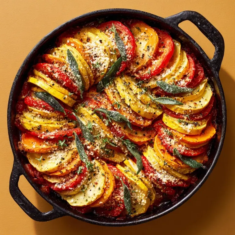 Baked Herb and Cheese Squash Casserole Recipe