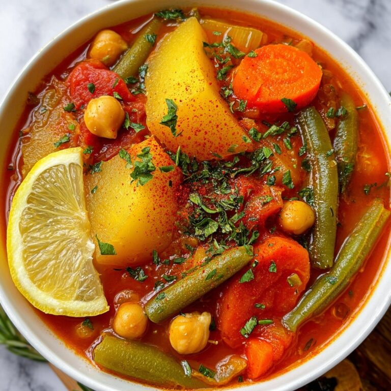 Vegan Vegetable Stew with Chickpeas and Fresh Herbs Recipe
