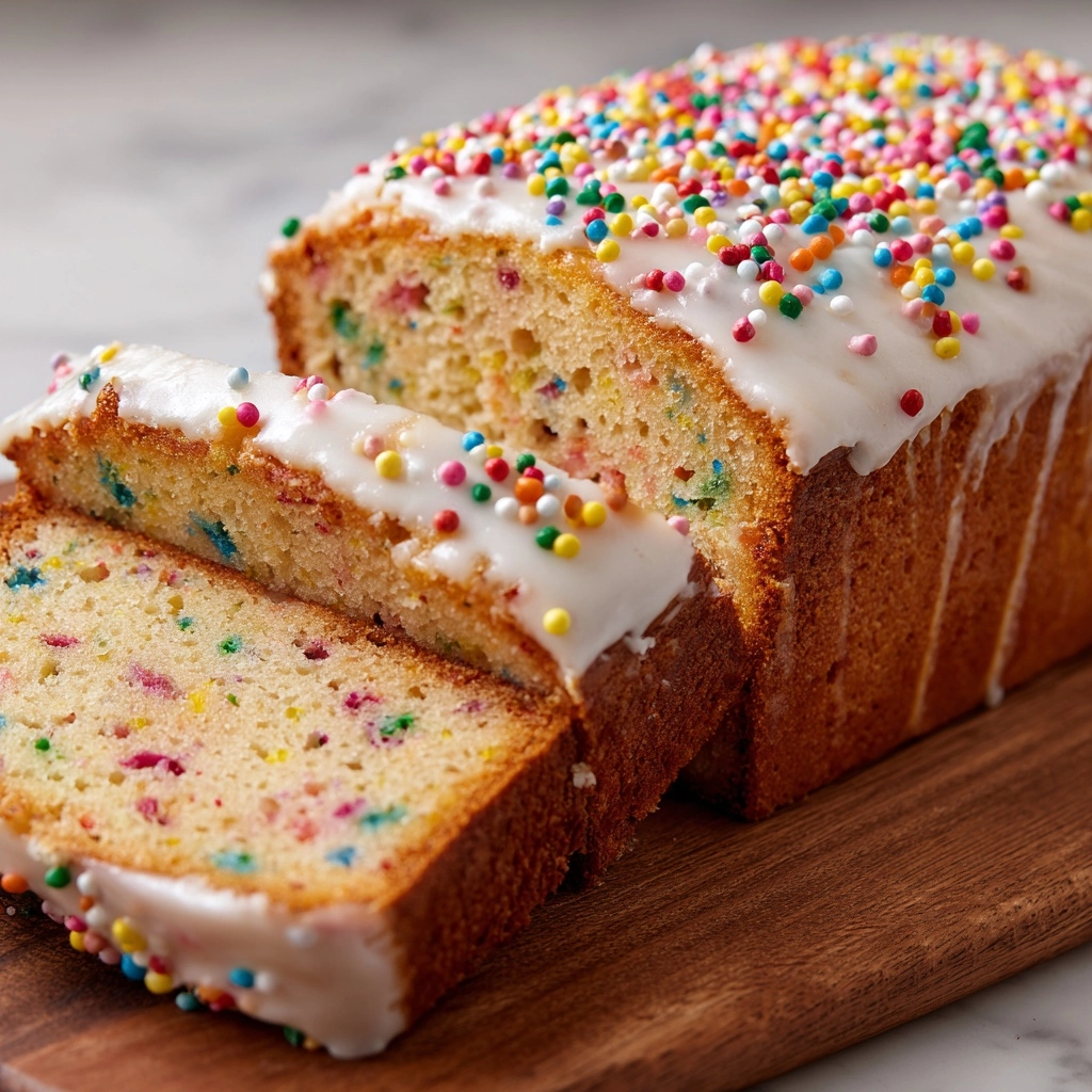 Easy Christmas Funfetti Bread Recipe - Recipe Image