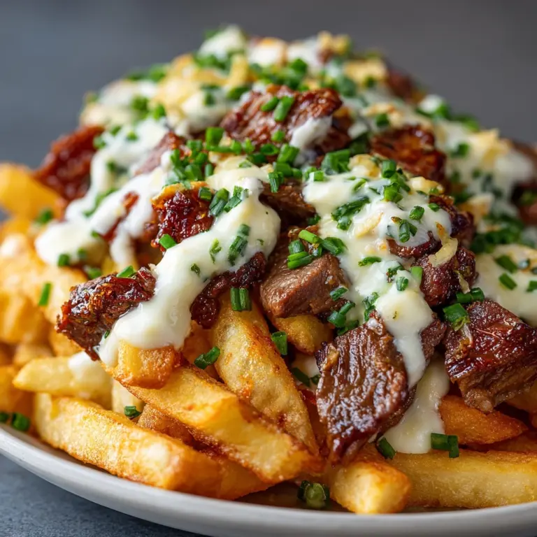 Philly Steak Cheese Fries Recipe