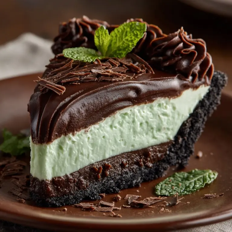 Chocolate Mint Pie Recipe