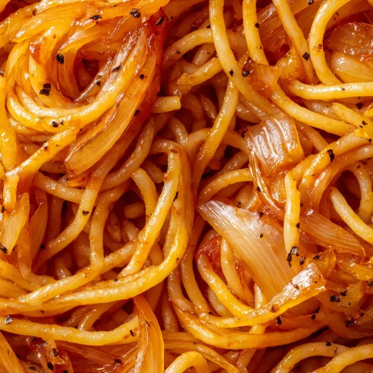 Caramelized Onion Pasta Recipe