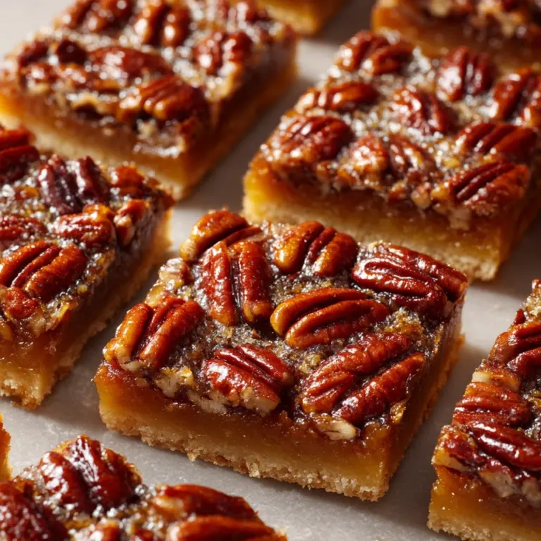 Pecan Bars: The Perfect Holiday Sweet Treat Recipe