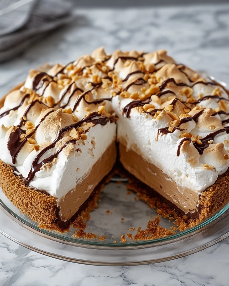 No-Bake Peanut Butter Pie Delight Recipe - Recipe Image