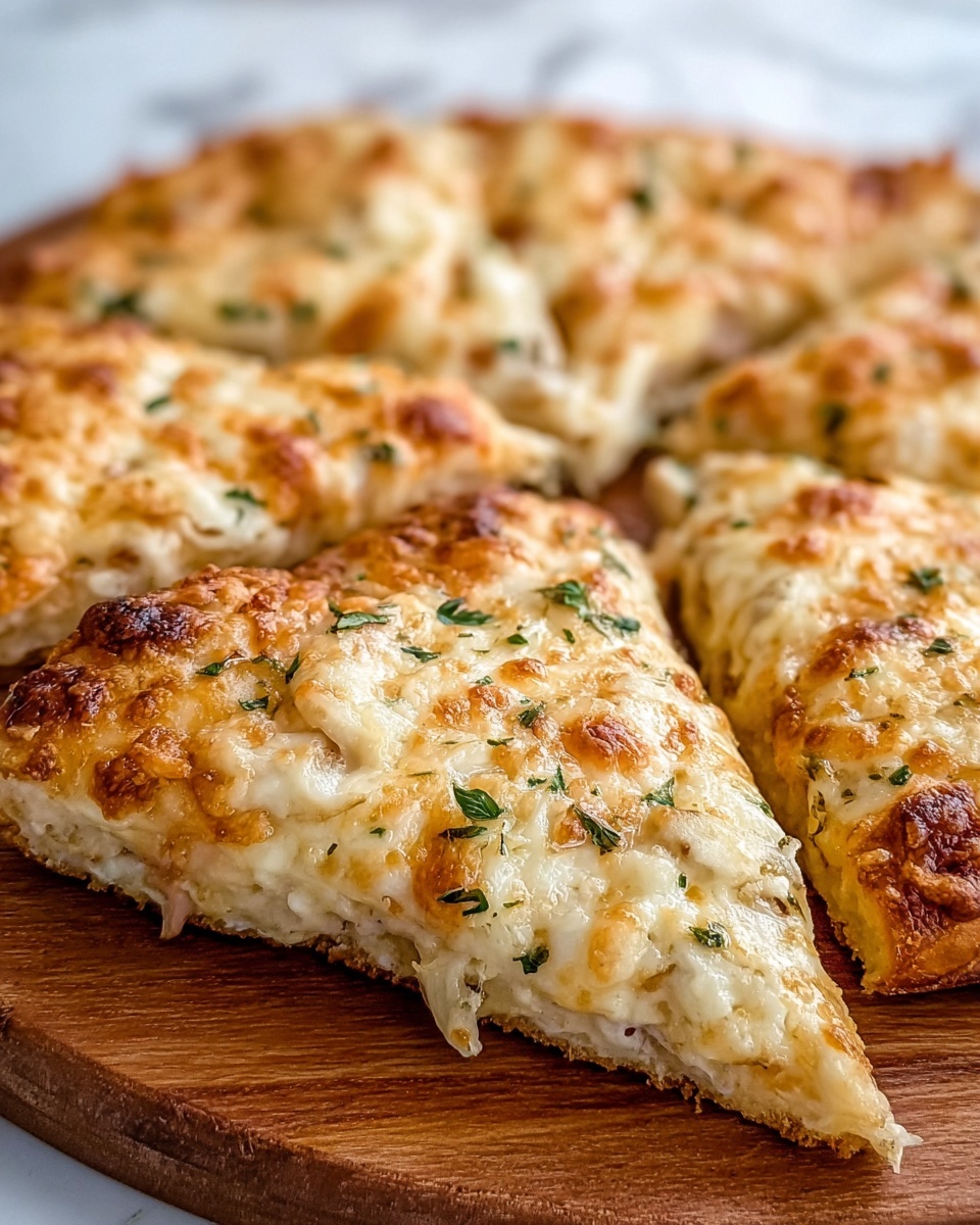 Air Fryer Cheesy Tortilla Garlic Bread Recipe - Recipe Image