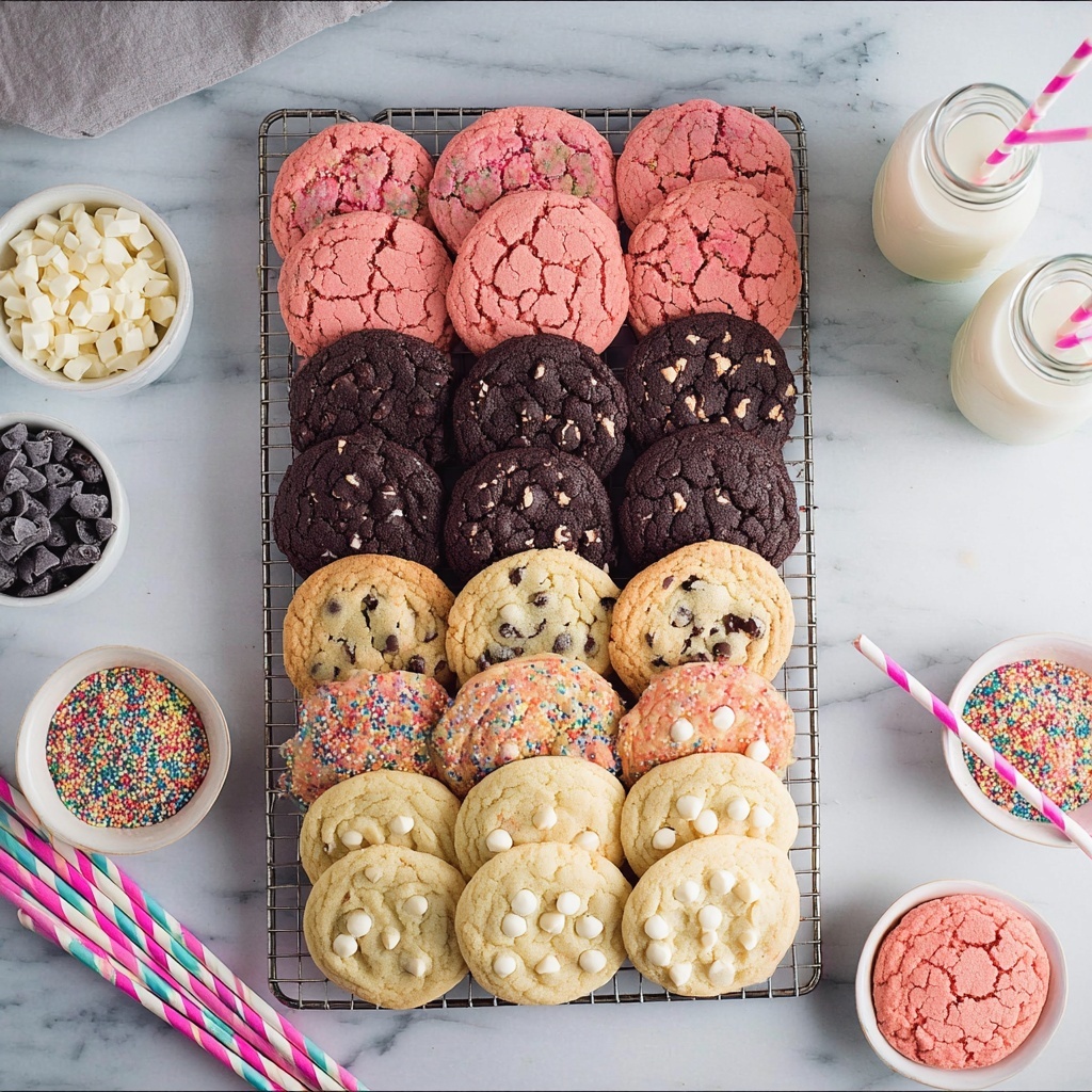 Cake Mix Cookies with Sprinkles, Nuts, and Chocolate Chips Recipe - Recipe Image