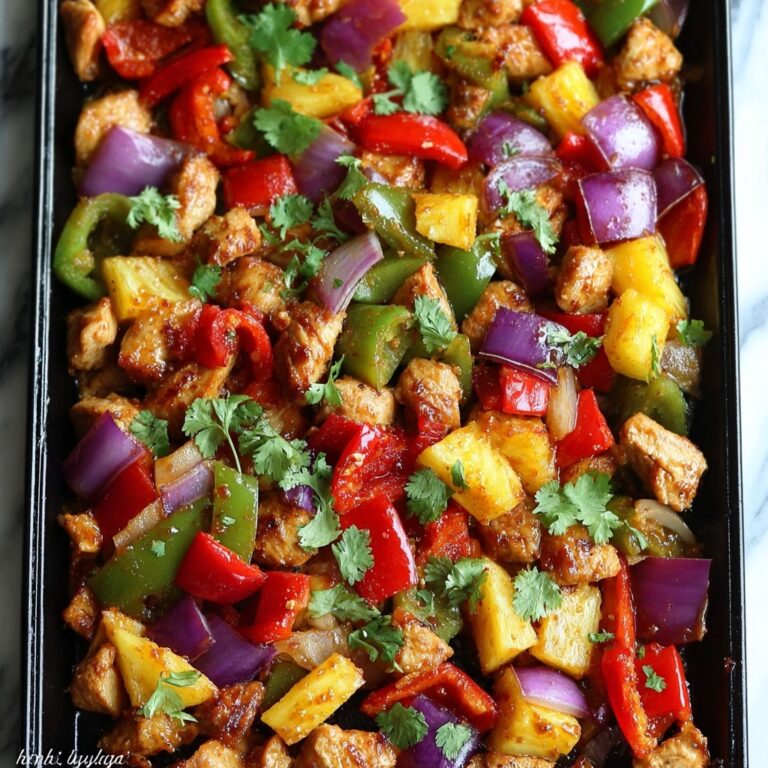 Hawaiian Chicken Sheet Pan Recipe