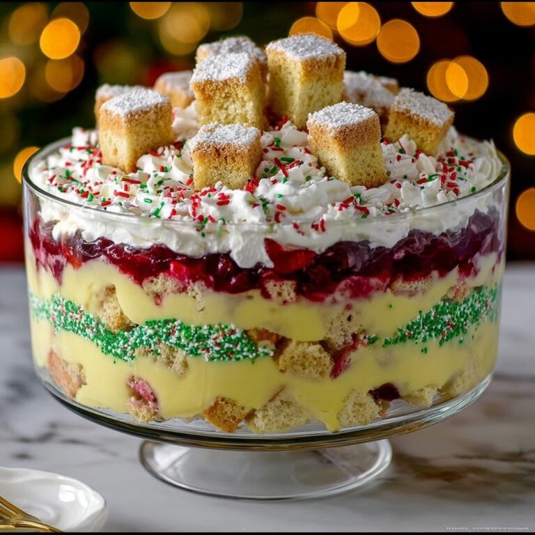 Christmas Tree Cake Trifle Recipe