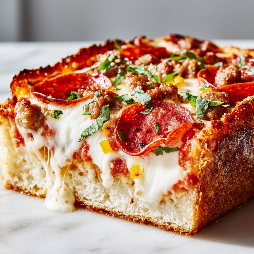 Deep-Dish Pizza Pie Recipe - Recipe Image