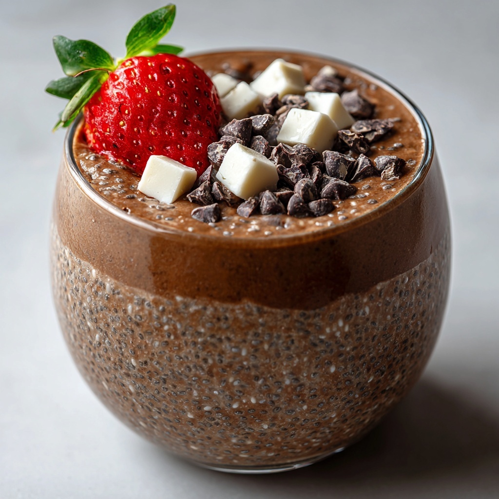 Creamy Chocolate Chia Pudding Recipe - Recipe Image