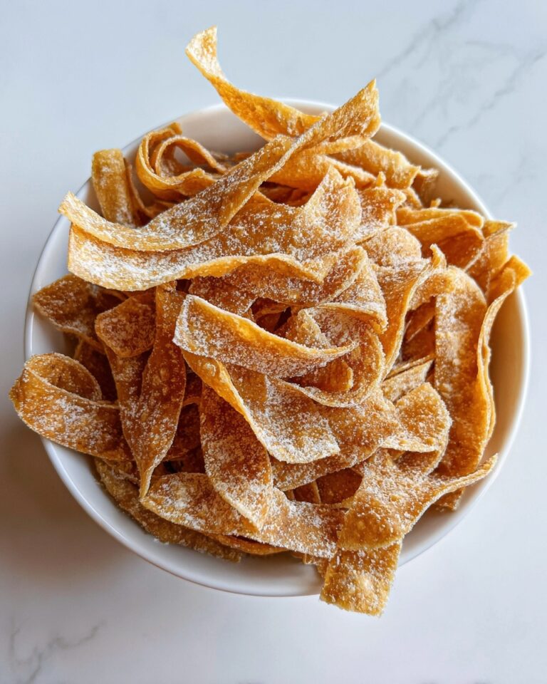 Crispy Fried Wonton Strips Recipe