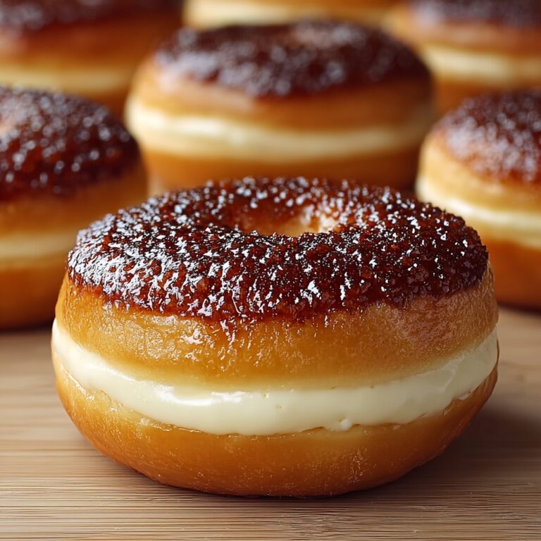Indulgent Baked Crème Brûlée Doughnuts for a Sweet Treat Recipe