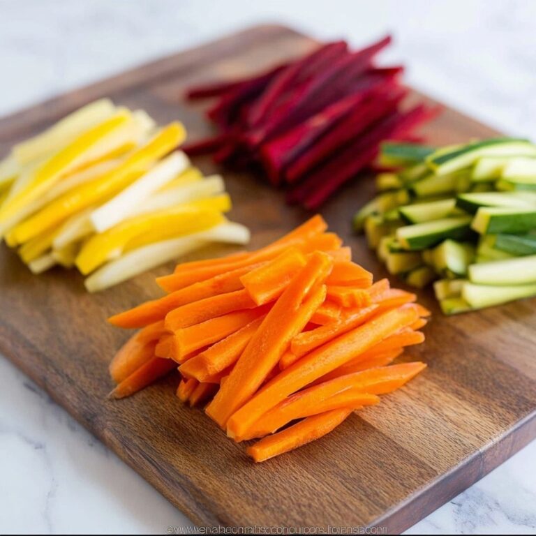 How to Cut Julienne Strips Recipe