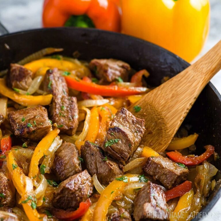 Beef Tips and Peppers Recipe