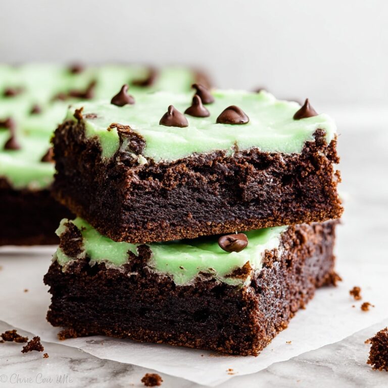 St. Patrick’s Day Mint Chocolate Brownies Recipe