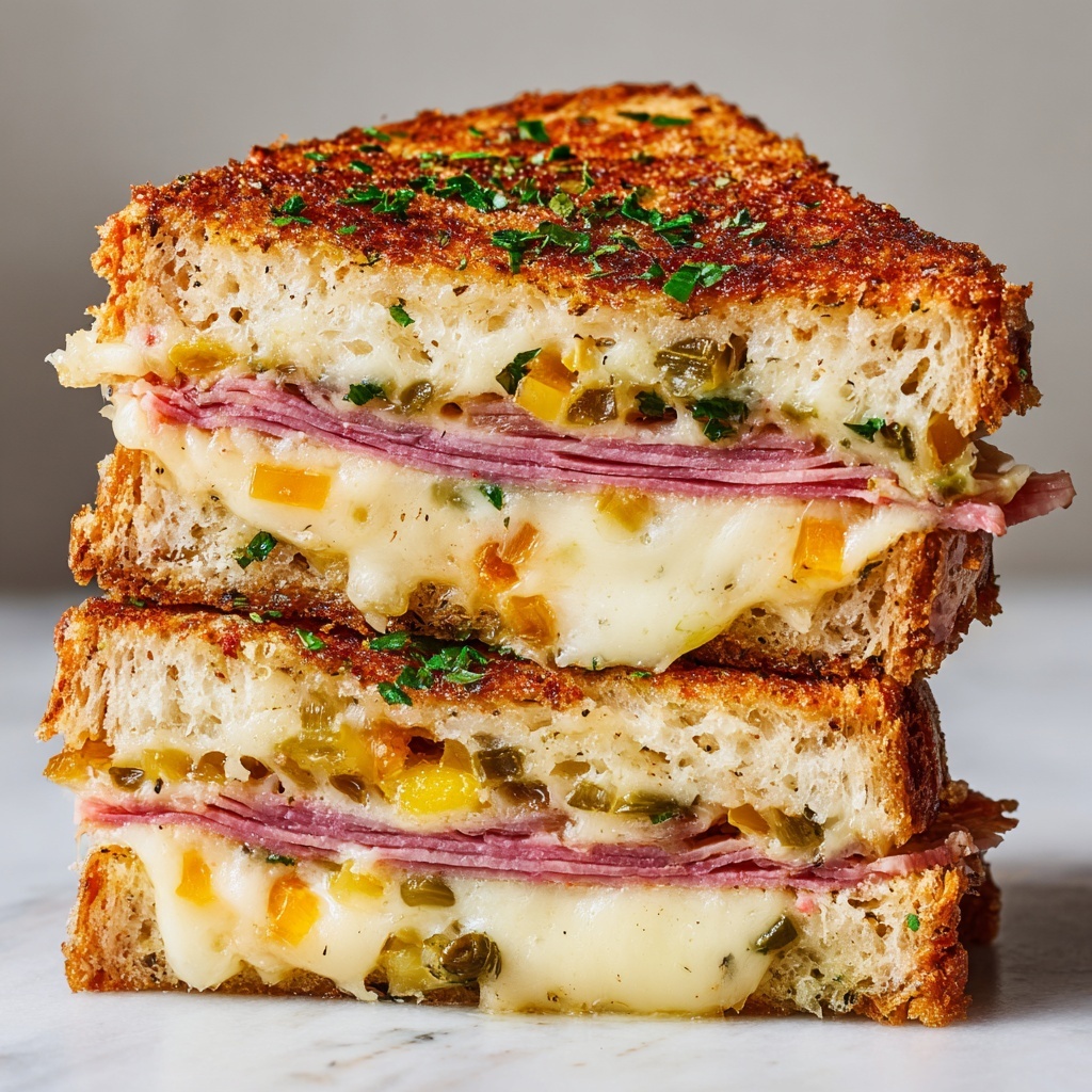 Classic Italian Muffuletta Sandwich Recipe - Recipe Image