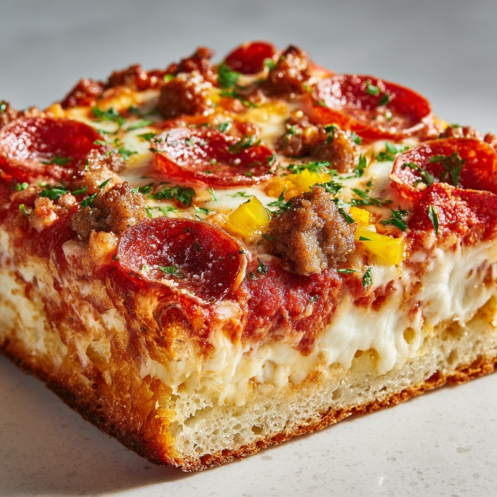 Deep-Dish Pizza Pie Recipe - Recipe Image