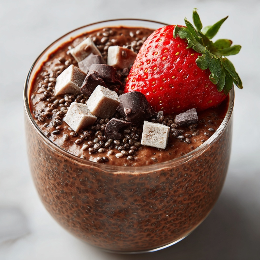 Creamy Chocolate Chia Pudding Recipe - Recipe Image