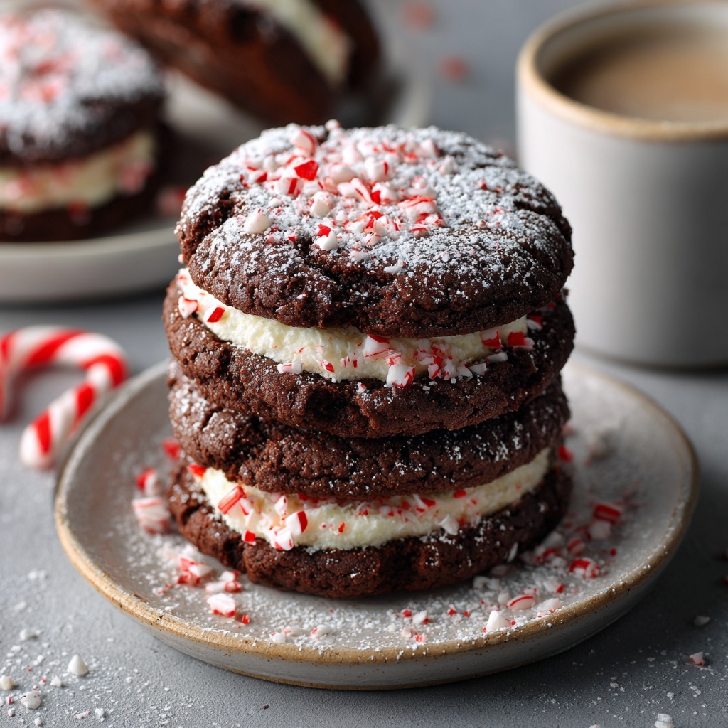 Peppermint Hot Chocolate Cookies Recipe - Recipe Image