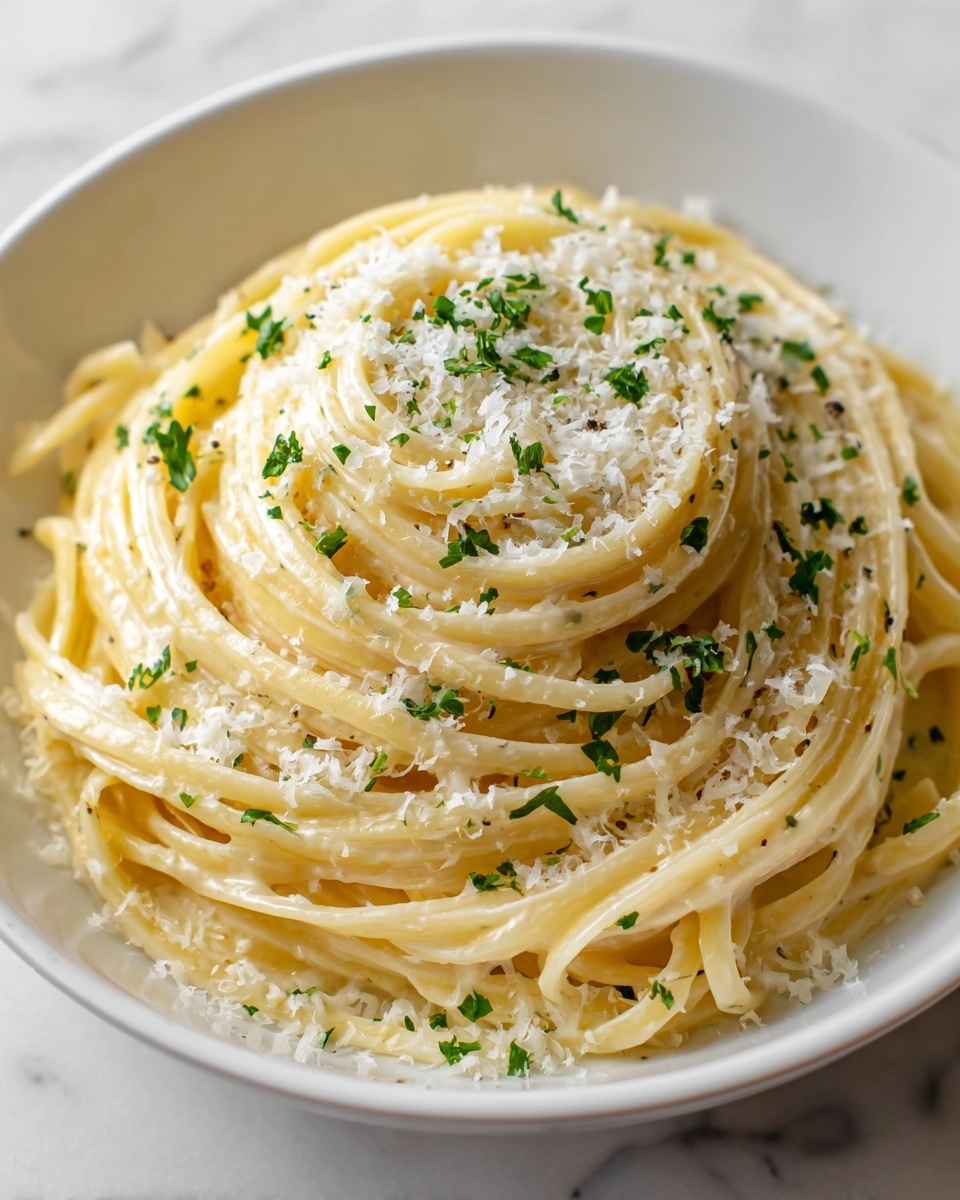 Garlic Parmesan Pasta Recipe - Recipe Image