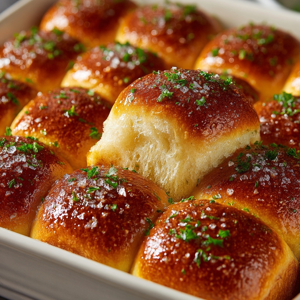 Garlic Bread Rolls Recipe - Recipe Image