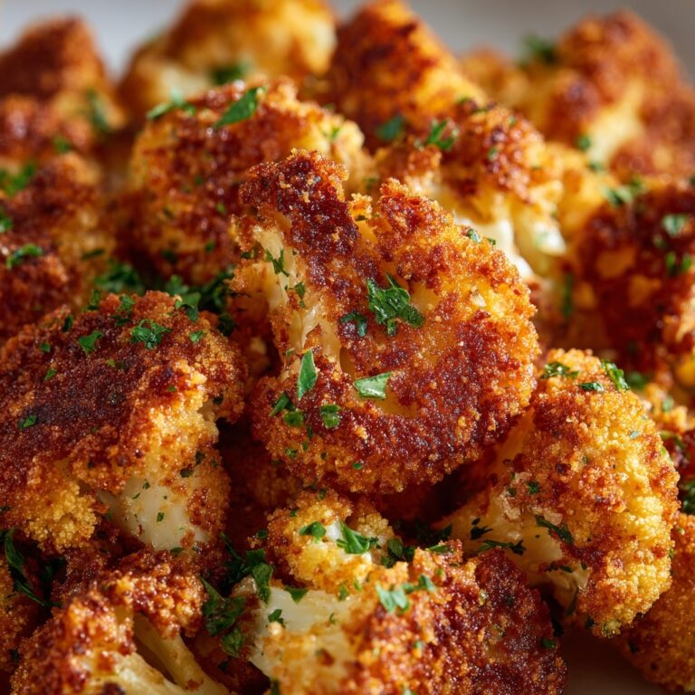 Crispy Parmesan Cauliflower Bites Recipe