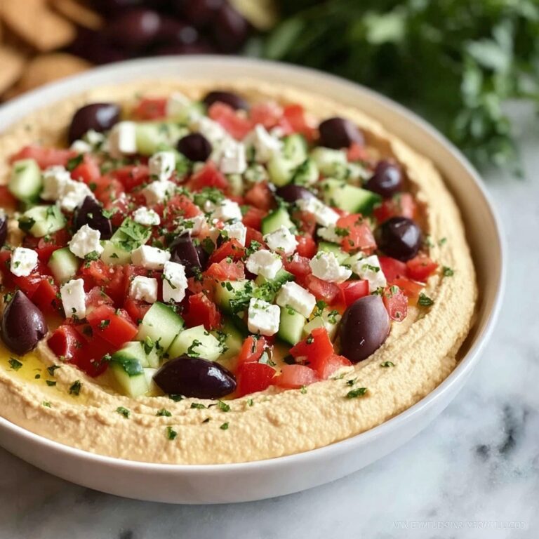 7 Layer Greek Hummus Dip Recipe