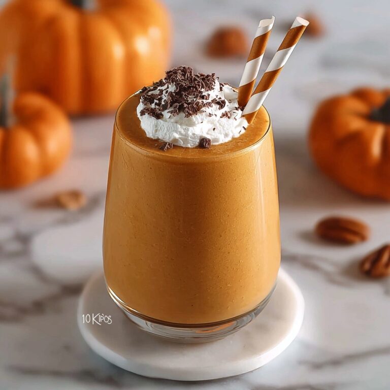 Indulgent Pumpkin Pie Smoothie for Cozy Autumn Sipping Recipe