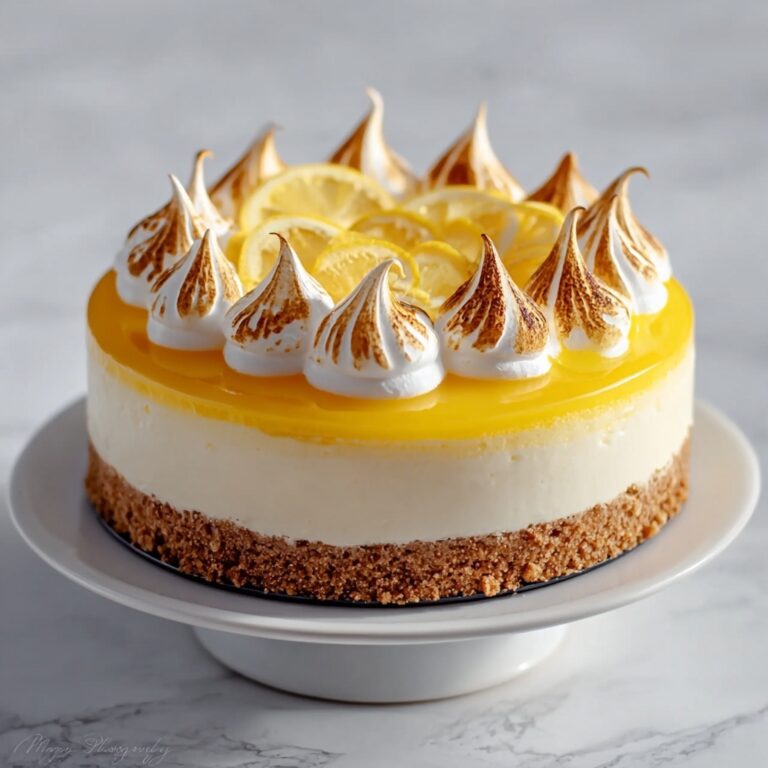 Indulgent Lemon Meringue Cheesecake Recipe