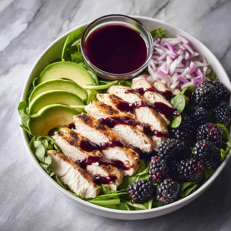 Blackberry Balsamic Chicken Salad Recipe