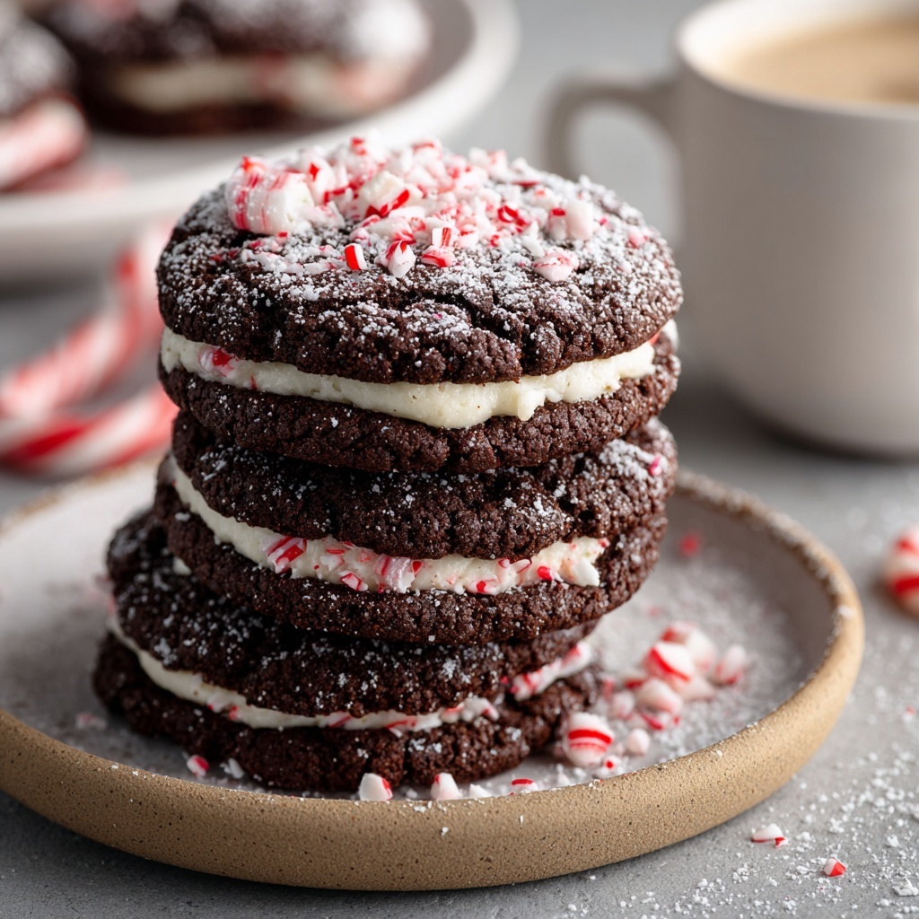 Peppermint Hot Chocolate Cookies Recipe - Recipe Image