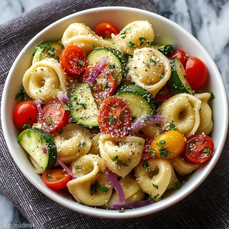 Refreshing Garden Tortellini Pasta Salad: Easy Summer Delight Recipe