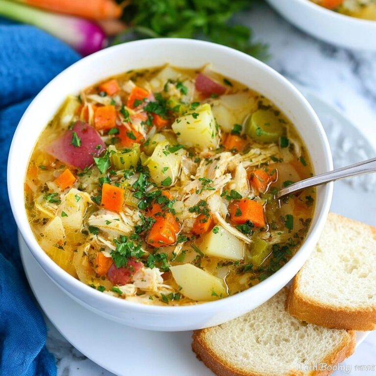 Instant Pot Chicken Vegetable Soup Recipe
