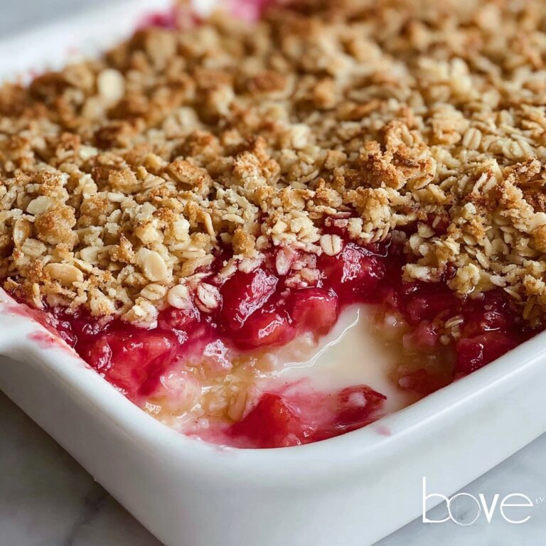 Classic Rhubarb Crisp Recipe