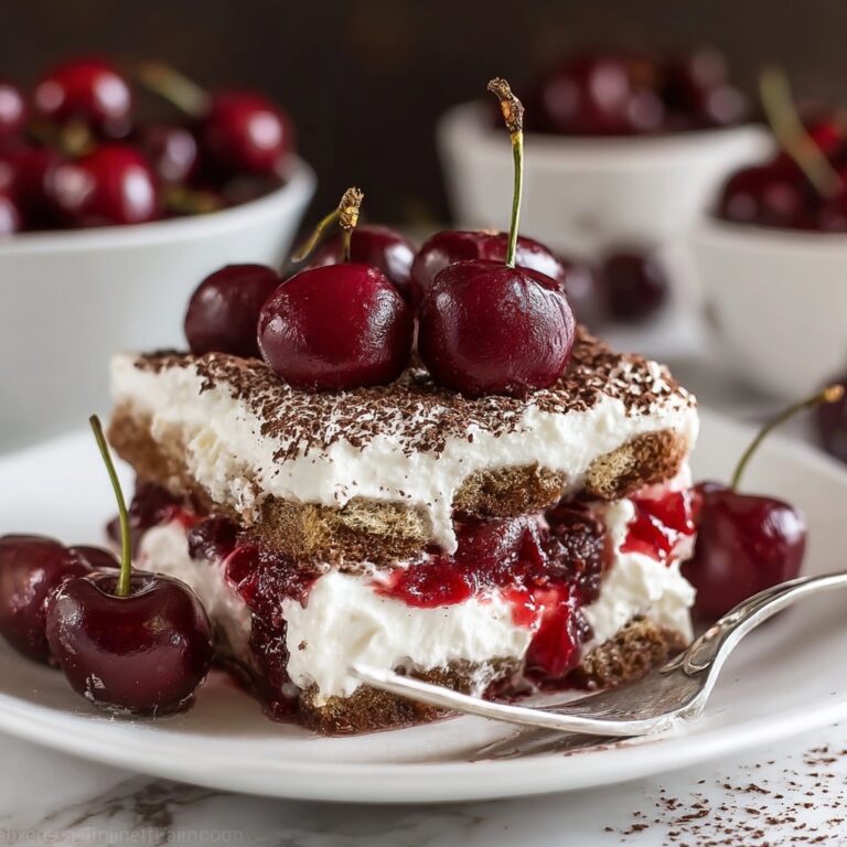 Cherry Amaretto Tiramisu Recipe